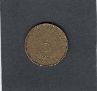 Beschrijving: 5 Markkaa 